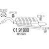 FORD 1012223 End Silencer